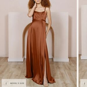 Revelry Maternity Nova Satin Dress